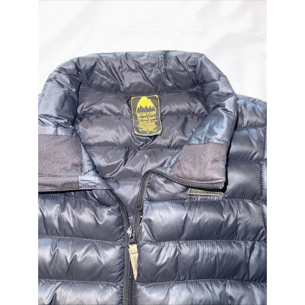 Burton Durable Goods Down Vest Black Woman's Size Medium - Picture 2 of 6